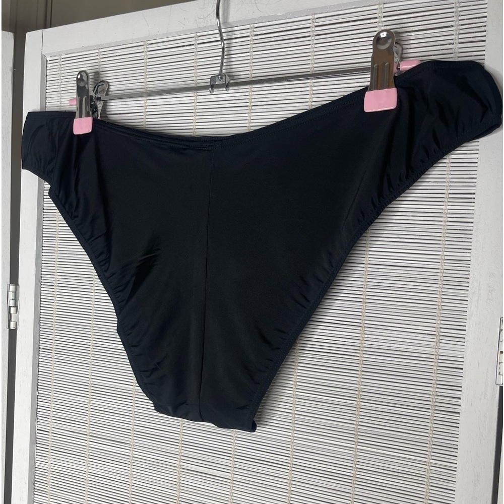 Underprotection High Cut Bikini Bottoms Black Vegan New With Tags Size Xl — image 4 of 8